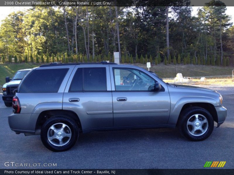 Graystone Metallic / Light Gray 2008 Chevrolet TrailBlazer LT