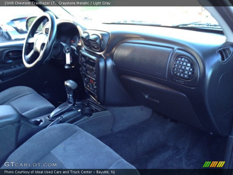 Graystone Metallic / Light Gray 2008 Chevrolet TrailBlazer LT