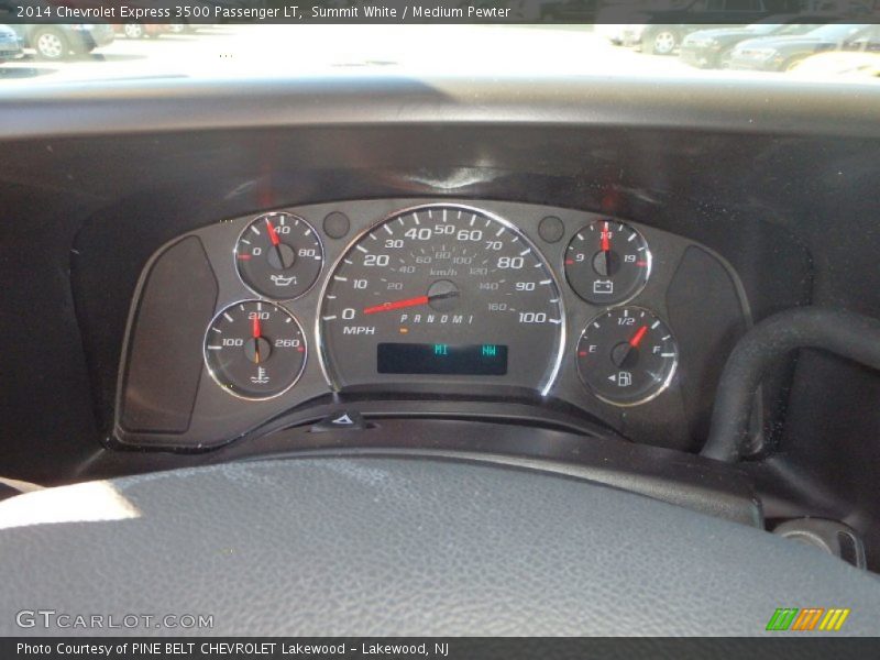 Summit White / Medium Pewter 2014 Chevrolet Express 3500 Passenger LT