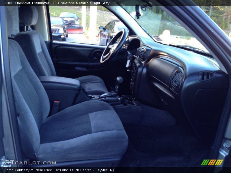 Graystone Metallic / Light Gray 2008 Chevrolet TrailBlazer LT