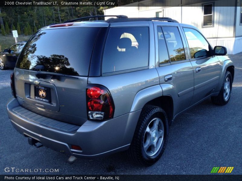 Graystone Metallic / Light Gray 2008 Chevrolet TrailBlazer LT