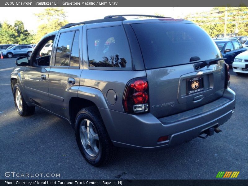 Graystone Metallic / Light Gray 2008 Chevrolet TrailBlazer LT