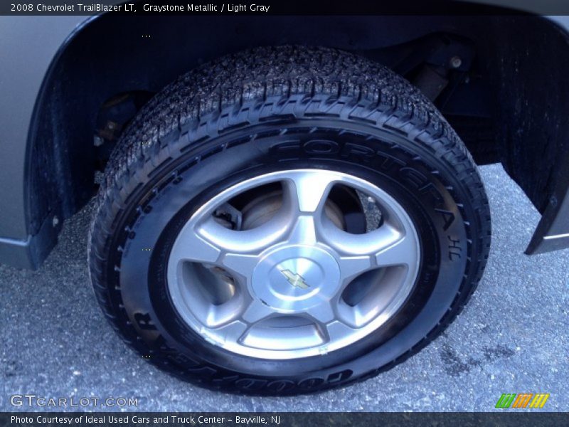 Graystone Metallic / Light Gray 2008 Chevrolet TrailBlazer LT