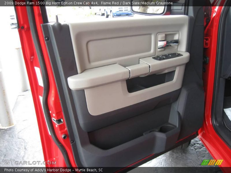 Flame Red / Dark Slate/Medium Graystone 2009 Dodge Ram 1500 Big Horn Edition Crew Cab 4x4