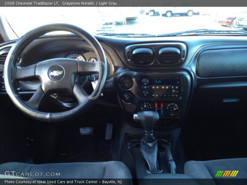 Graystone Metallic / Light Gray 2008 Chevrolet TrailBlazer LT