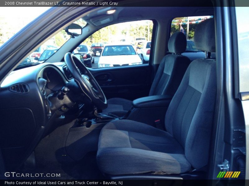 Graystone Metallic / Light Gray 2008 Chevrolet TrailBlazer LT