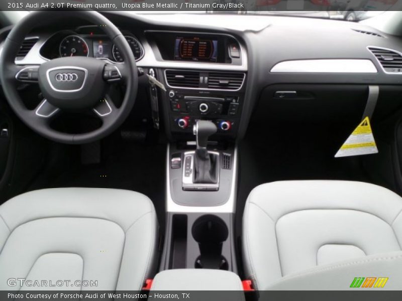 Utopia Blue Metallic / Titanium Gray/Black 2015 Audi A4 2.0T Premium quattro