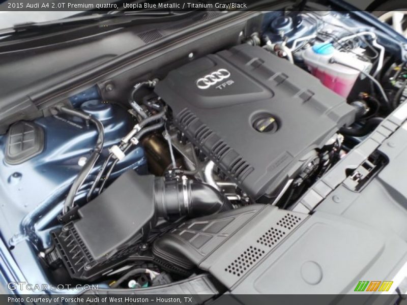  2015 A4 2.0T Premium quattro Engine - 2.0 Liter Turbocharged FSI DOHC 16-Valve VVT 4 Cylinder
