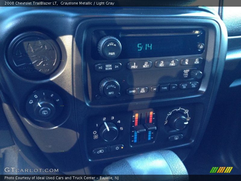 Graystone Metallic / Light Gray 2008 Chevrolet TrailBlazer LT