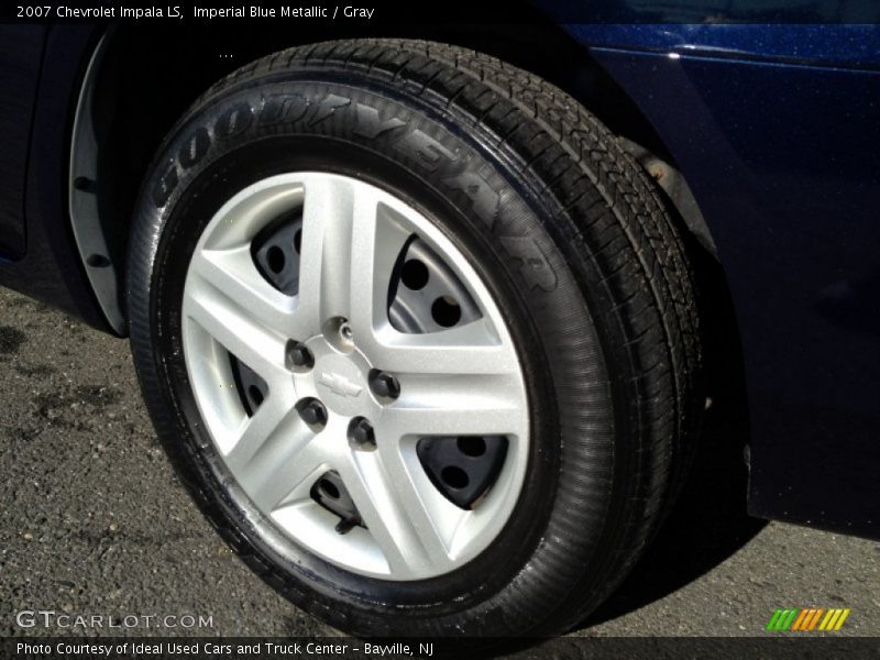 Imperial Blue Metallic / Gray 2007 Chevrolet Impala LS