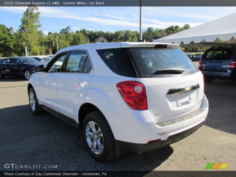 Summit White / Jet Black 2015 Chevrolet Equinox LS AWD