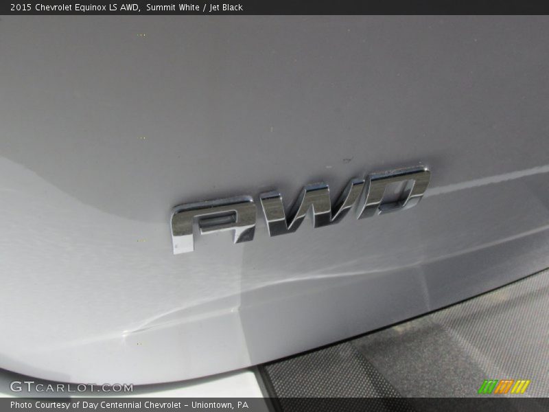 Summit White / Jet Black 2015 Chevrolet Equinox LS AWD