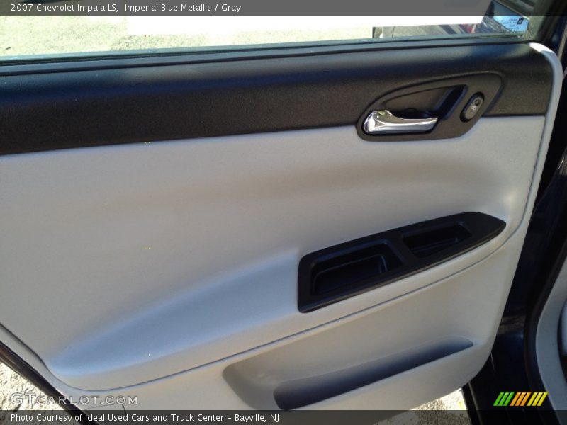 Imperial Blue Metallic / Gray 2007 Chevrolet Impala LS