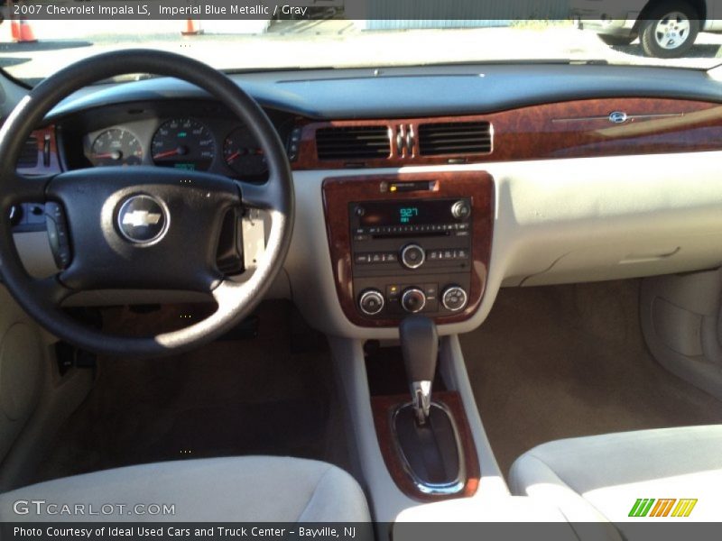 Imperial Blue Metallic / Gray 2007 Chevrolet Impala LS