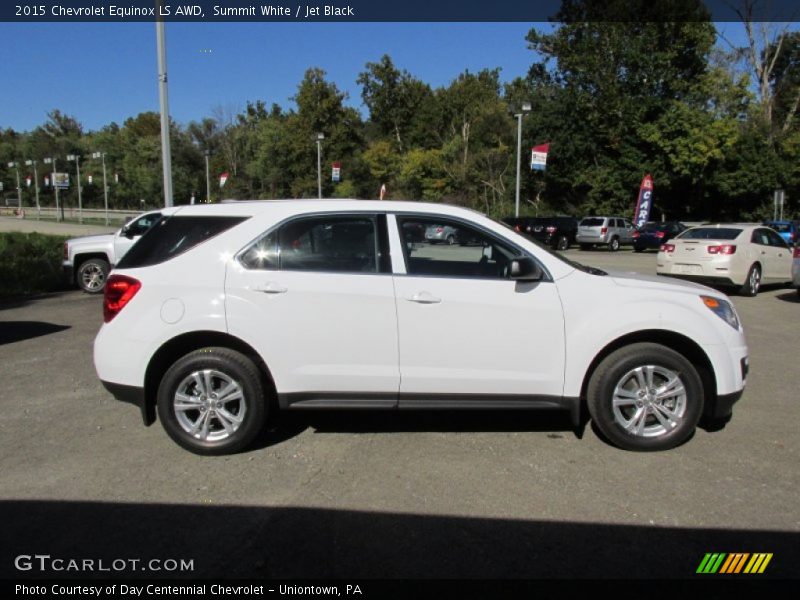 Summit White / Jet Black 2015 Chevrolet Equinox LS AWD