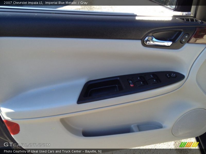 Imperial Blue Metallic / Gray 2007 Chevrolet Impala LS