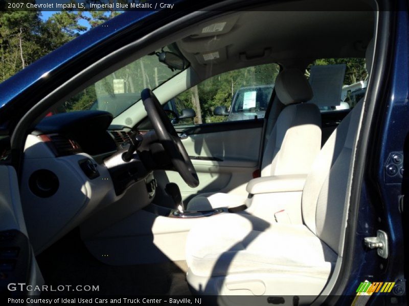 Imperial Blue Metallic / Gray 2007 Chevrolet Impala LS