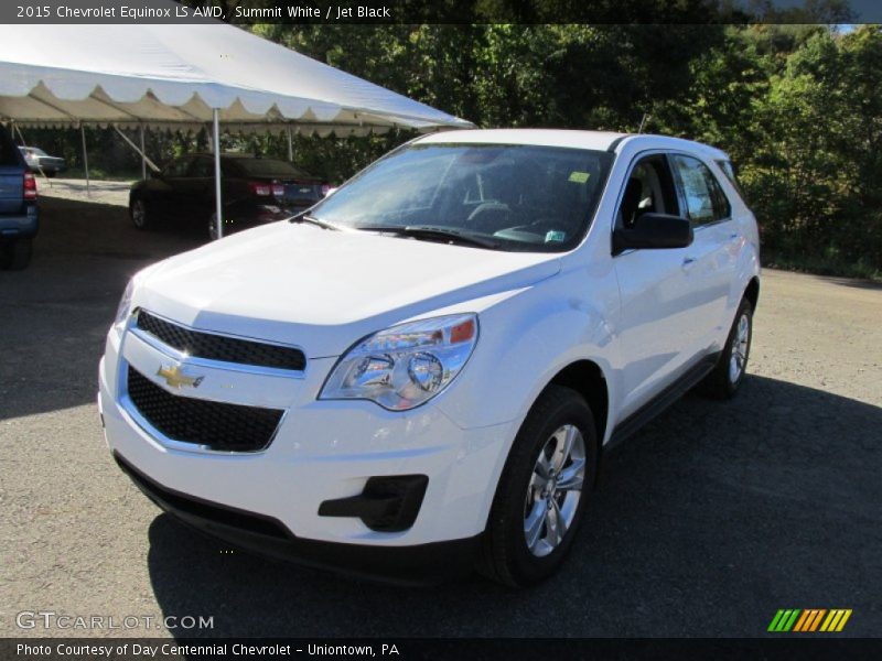 Summit White / Jet Black 2015 Chevrolet Equinox LS AWD