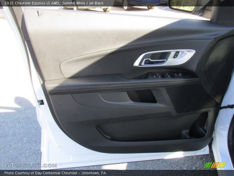 Summit White / Jet Black 2015 Chevrolet Equinox LS AWD
