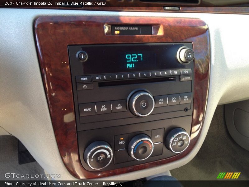 Imperial Blue Metallic / Gray 2007 Chevrolet Impala LS