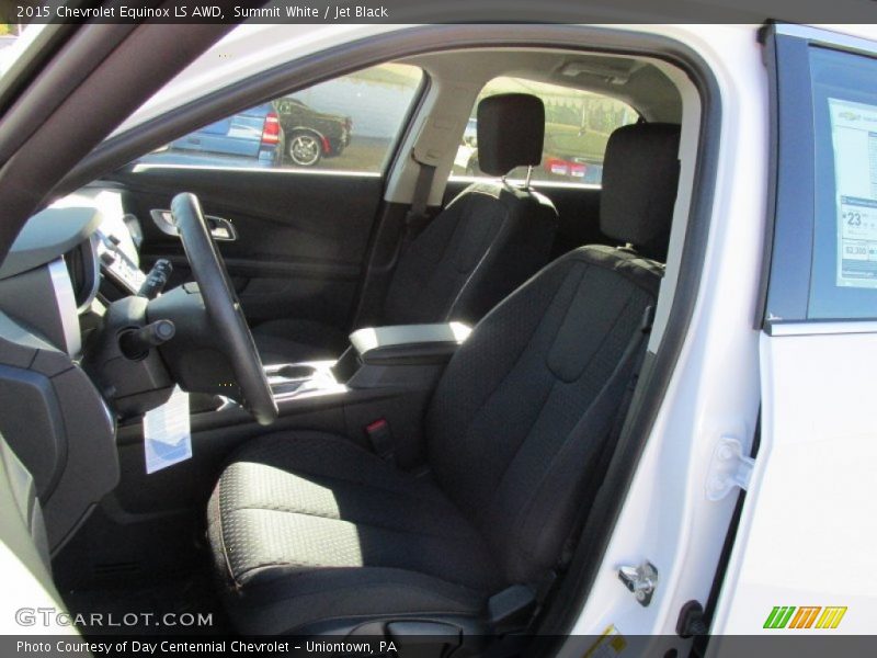 Summit White / Jet Black 2015 Chevrolet Equinox LS AWD