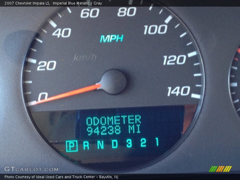 Imperial Blue Metallic / Gray 2007 Chevrolet Impala LS