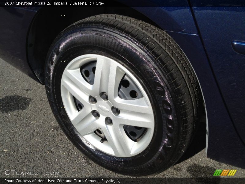 Imperial Blue Metallic / Gray 2007 Chevrolet Impala LS