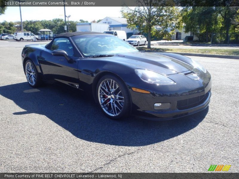 Black / Ebony 2013 Chevrolet Corvette Convertible