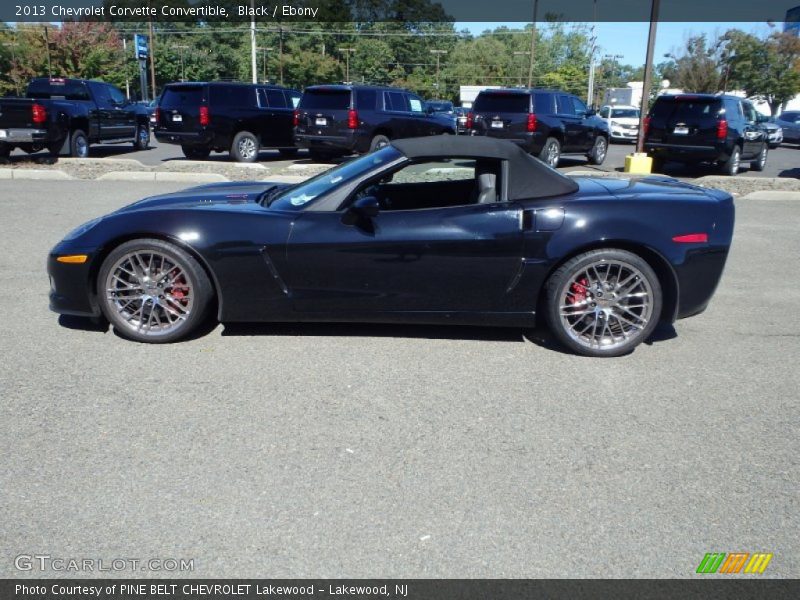 Black / Ebony 2013 Chevrolet Corvette Convertible