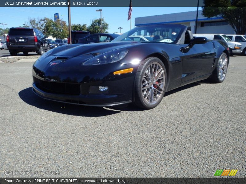 Black / Ebony 2013 Chevrolet Corvette Convertible
