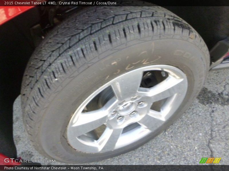 Crystal Red Tintcoat / Cocoa/Dune 2015 Chevrolet Tahoe LT 4WD