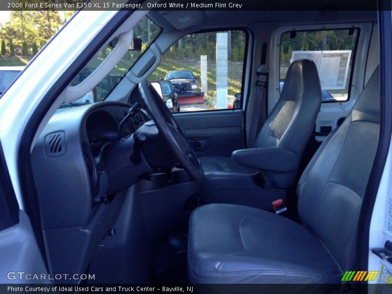 Oxford White / Medium Flint Grey 2006 Ford E Series Van E350 XL 15 Passenger