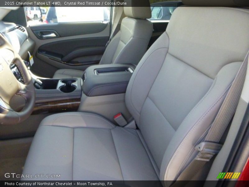 Crystal Red Tintcoat / Cocoa/Dune 2015 Chevrolet Tahoe LT 4WD