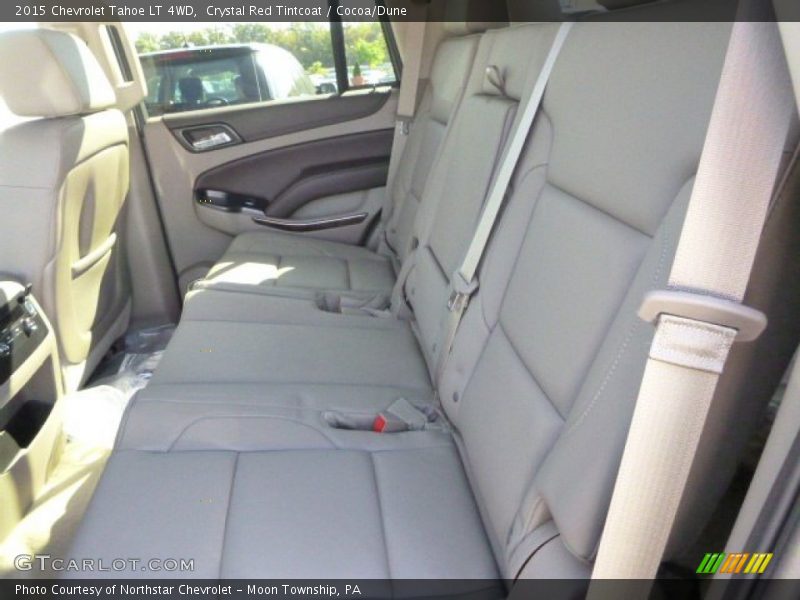 Crystal Red Tintcoat / Cocoa/Dune 2015 Chevrolet Tahoe LT 4WD