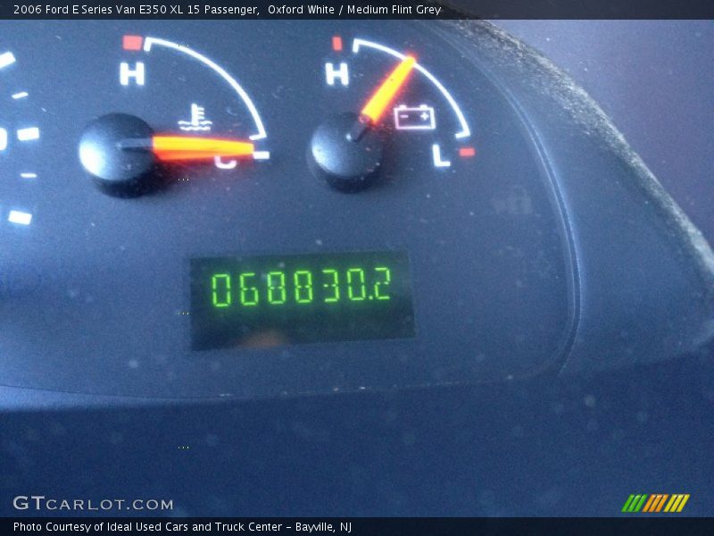Oxford White / Medium Flint Grey 2006 Ford E Series Van E350 XL 15 Passenger