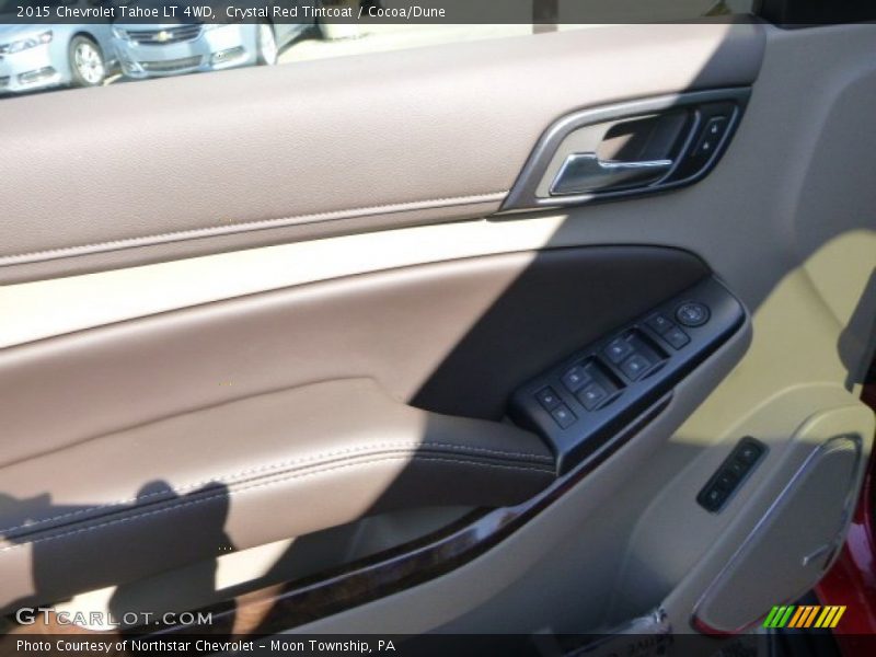 Crystal Red Tintcoat / Cocoa/Dune 2015 Chevrolet Tahoe LT 4WD