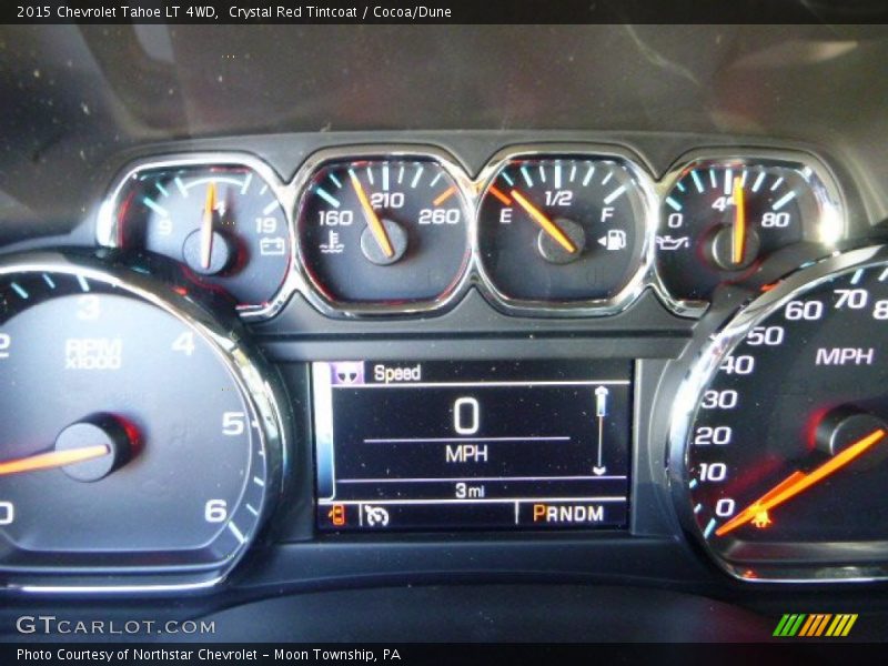 Crystal Red Tintcoat / Cocoa/Dune 2015 Chevrolet Tahoe LT 4WD