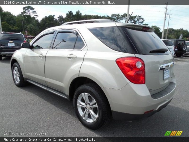Champagne Silver Metallic / Light Titanium/Jet Black 2014 Chevrolet Equinox LT