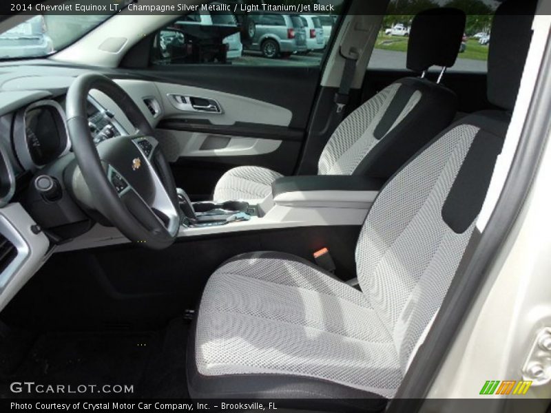 Champagne Silver Metallic / Light Titanium/Jet Black 2014 Chevrolet Equinox LT