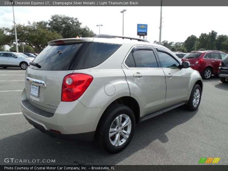 Champagne Silver Metallic / Light Titanium/Jet Black 2014 Chevrolet Equinox LT