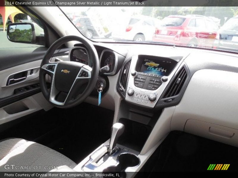 Champagne Silver Metallic / Light Titanium/Jet Black 2014 Chevrolet Equinox LT