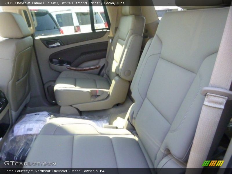 White Diamond Tricoat / Cocoa/Dune 2015 Chevrolet Tahoe LTZ 4WD
