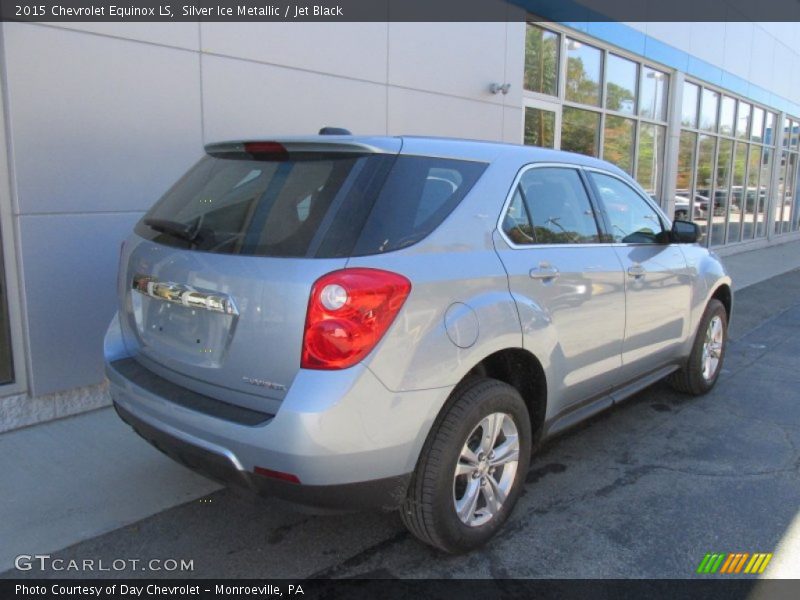 Silver Ice Metallic / Jet Black 2015 Chevrolet Equinox LS