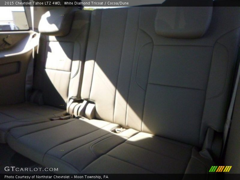 White Diamond Tricoat / Cocoa/Dune 2015 Chevrolet Tahoe LTZ 4WD
