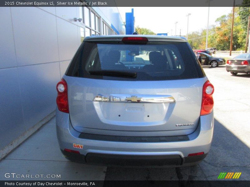Silver Ice Metallic / Jet Black 2015 Chevrolet Equinox LS