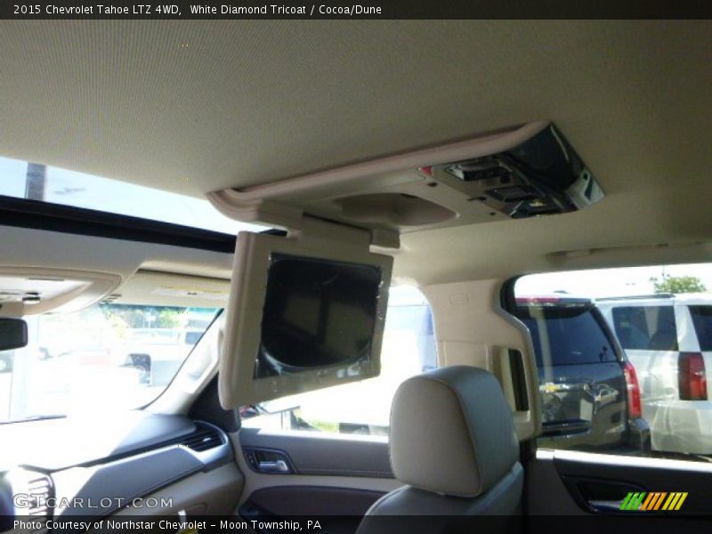 White Diamond Tricoat / Cocoa/Dune 2015 Chevrolet Tahoe LTZ 4WD