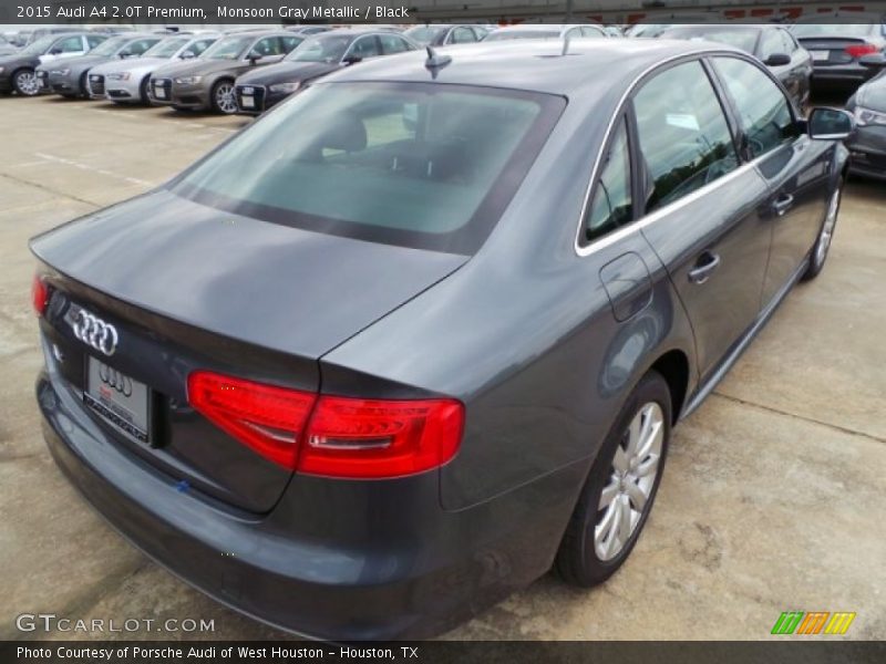 Monsoon Gray Metallic / Black 2015 Audi A4 2.0T Premium