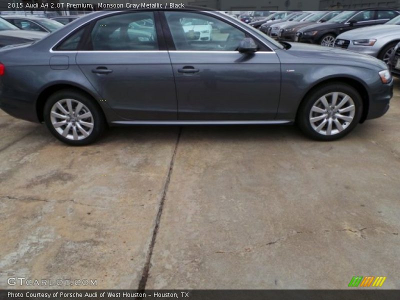 Monsoon Gray Metallic / Black 2015 Audi A4 2.0T Premium