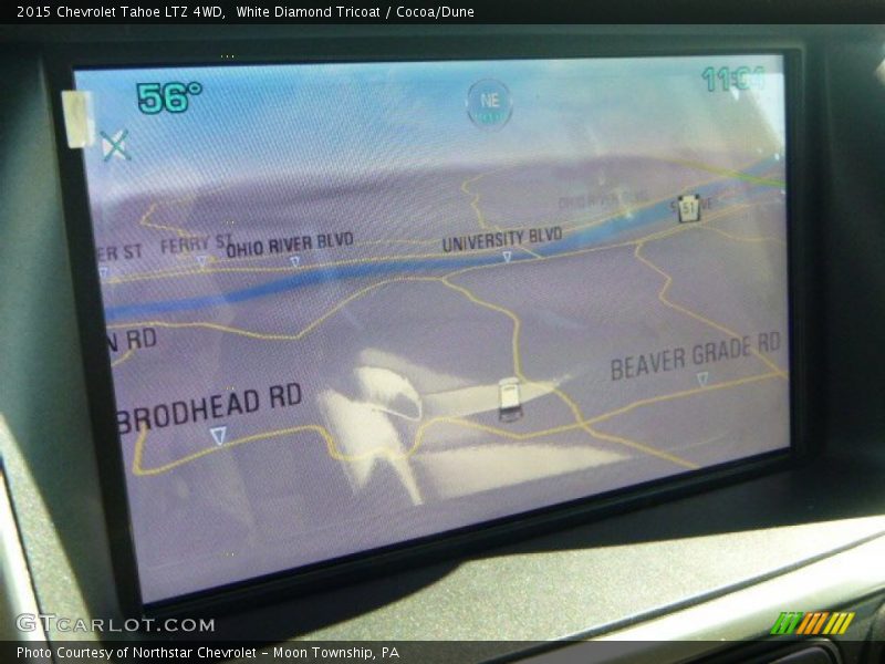 White Diamond Tricoat / Cocoa/Dune 2015 Chevrolet Tahoe LTZ 4WD