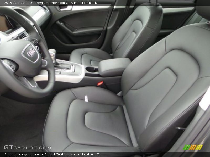 Monsoon Gray Metallic / Black 2015 Audi A4 2.0T Premium